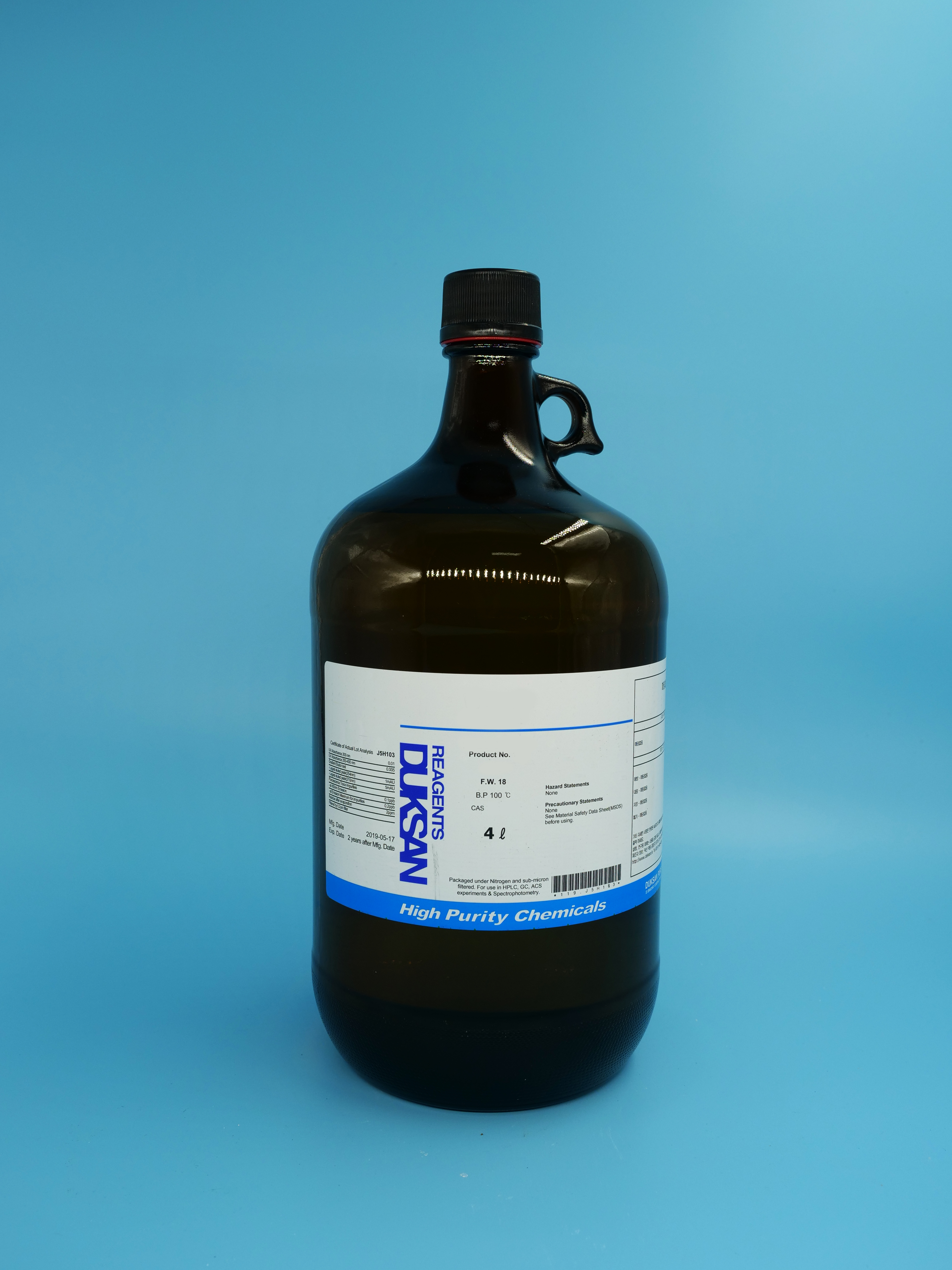 Tetrahydrofuran Stabilized with 250ppm BHT